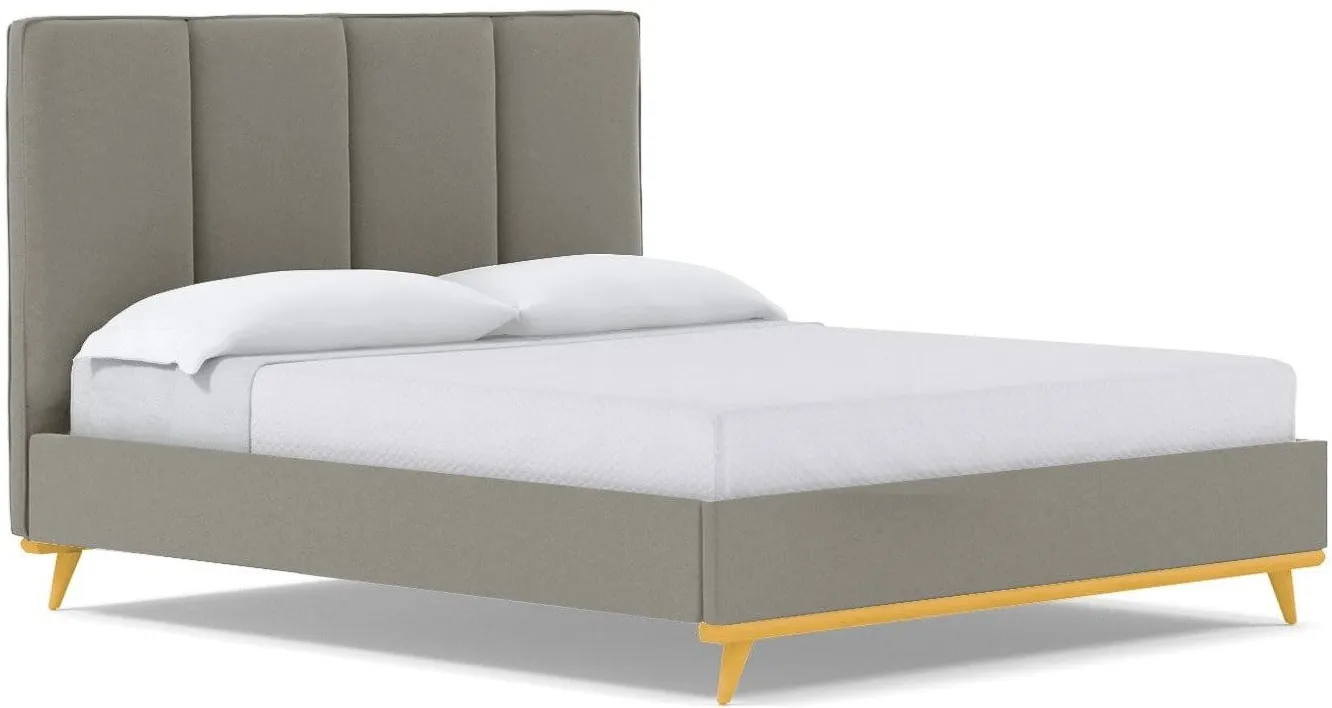 Carter Upholstered Velvet Platform Bed