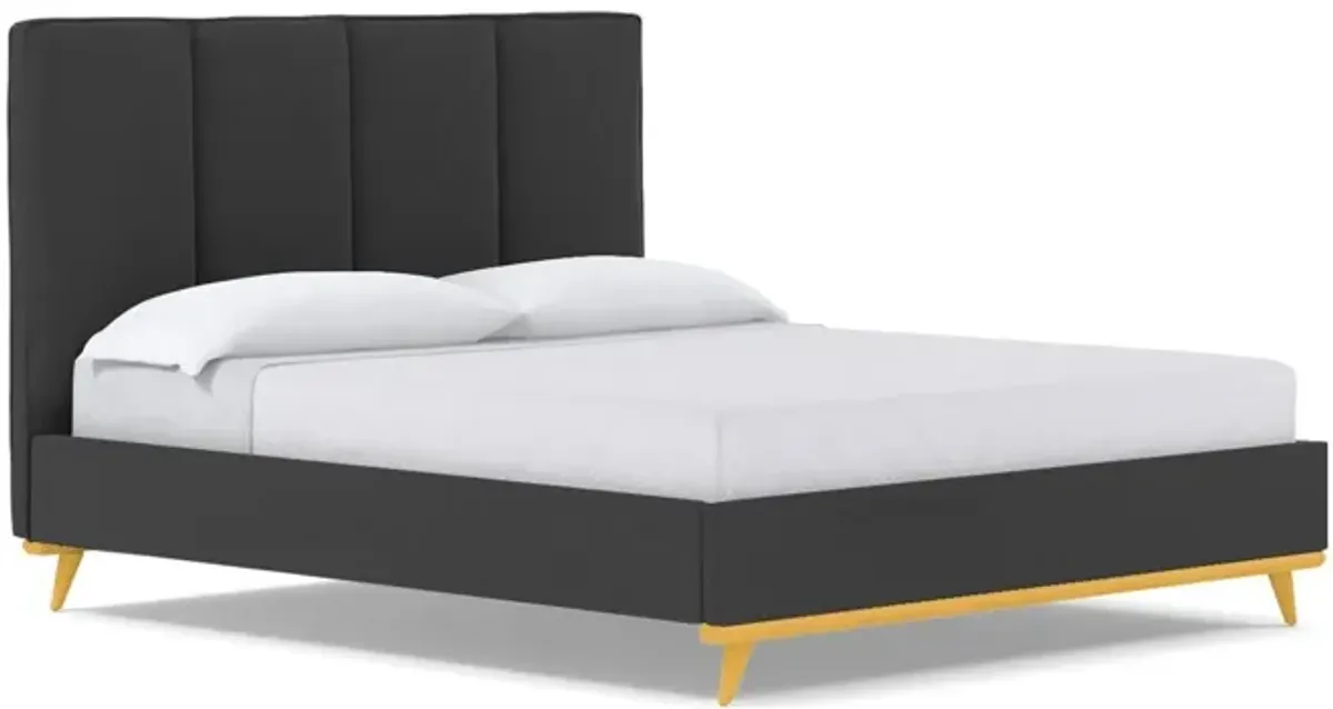 Carter Upholstered Velvet Platform Bed