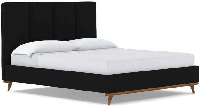 Carter Upholstered Velvet Platform Bed