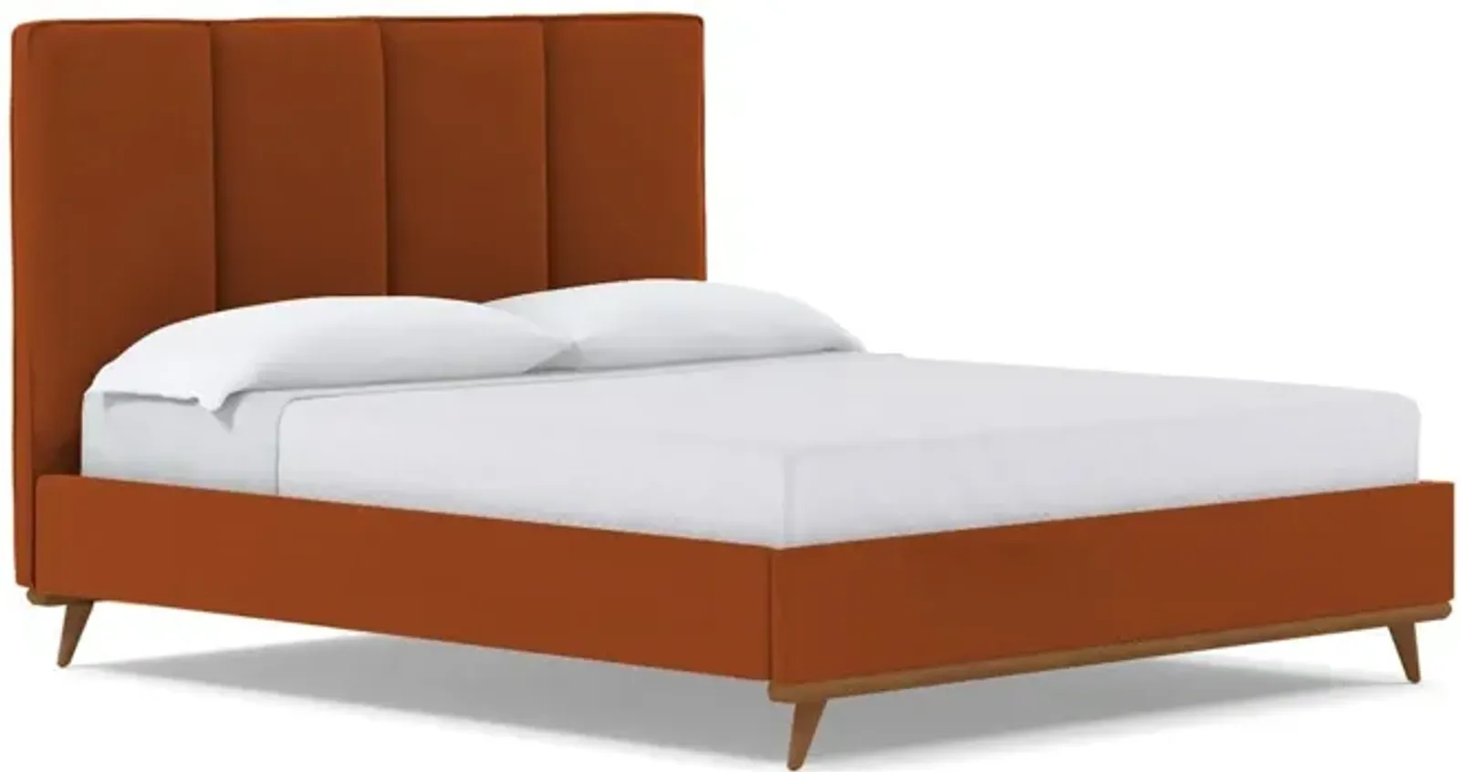 Carter Upholstered Velvet Platform Bed