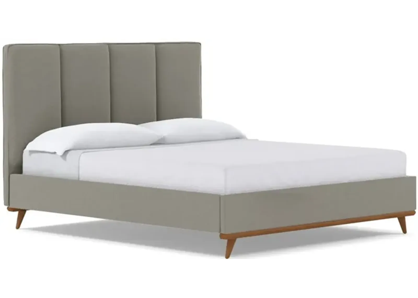 Carter Upholstered Velvet Platform Bed