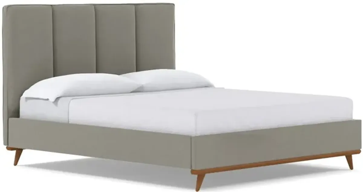 Carter Upholstered Velvet Platform Bed