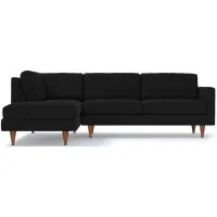 Logan 2pc Velvet Sectional Sofa