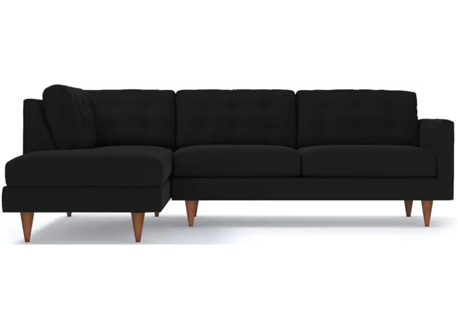 Logan 2pc Velvet Sectional Sofa