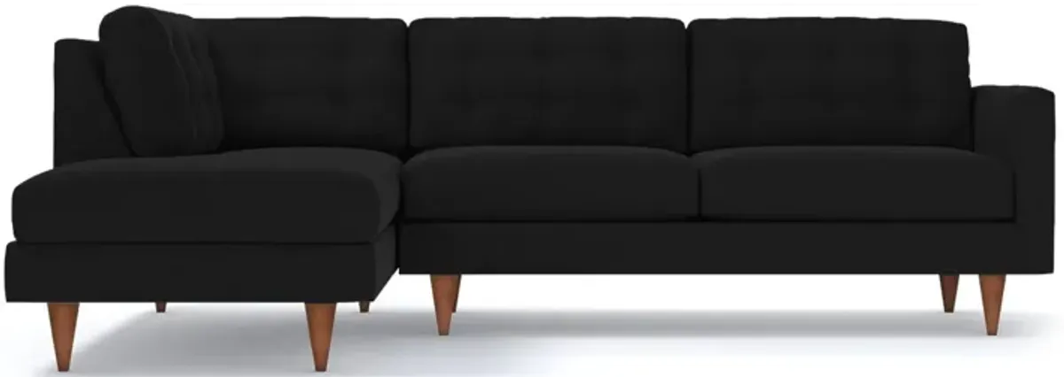 Logan 2pc Velvet Sectional Sofa