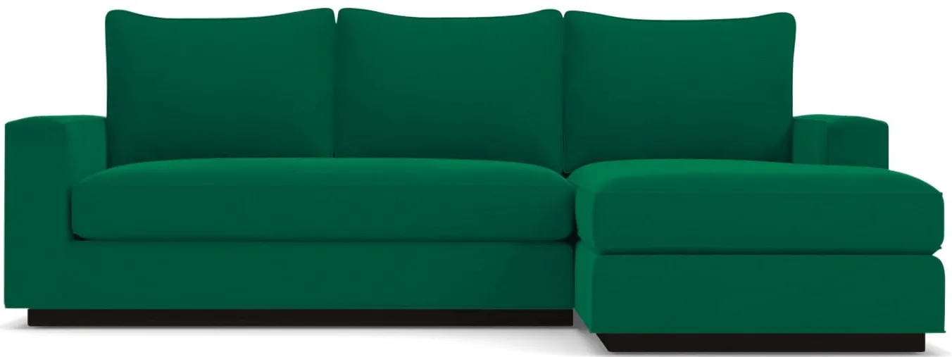 Harper Reversible Velvet Chaise Sofa