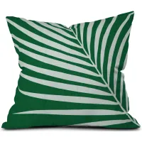 Minimalist Palm Leaf Toss Pillow by Modern Tropical
