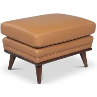Rooney Leather Ottoman