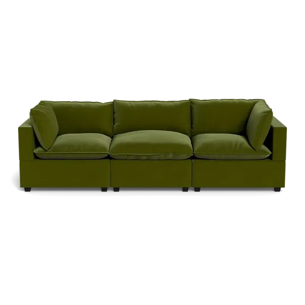 Kova Box Cushion Sofa 122"
