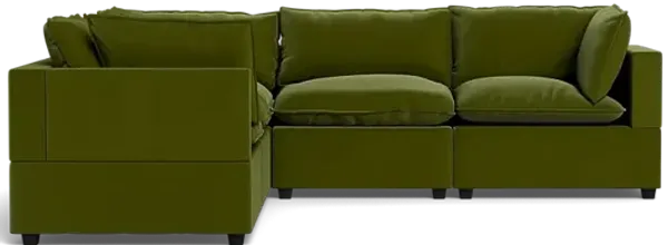 Kova Box Cushion Corner Sectional