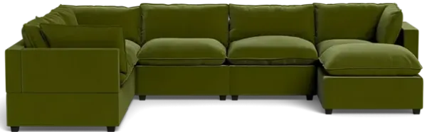 Kova Box Cushion Grand Corner + Ottoman