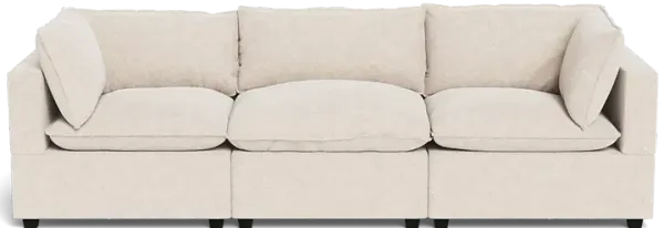 Kova Box Cushion Sofa 122"