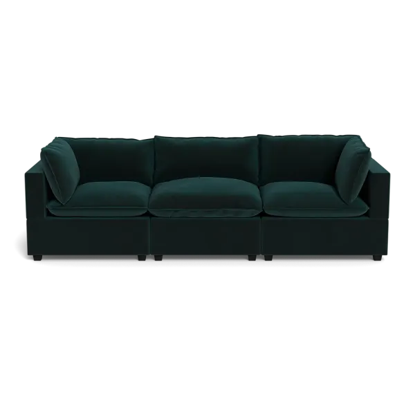 Kova Box Cushion Sofa 122"