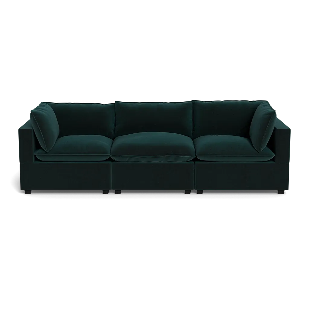 Kova Box Cushion Sofa 122"