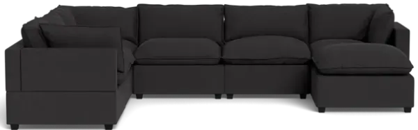 Kova Box Cushion Grand Corner + Ottoman