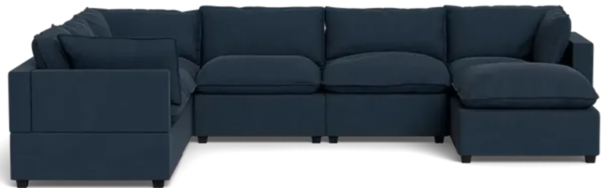 Kova Box Cushion Grand Corner + Ottoman