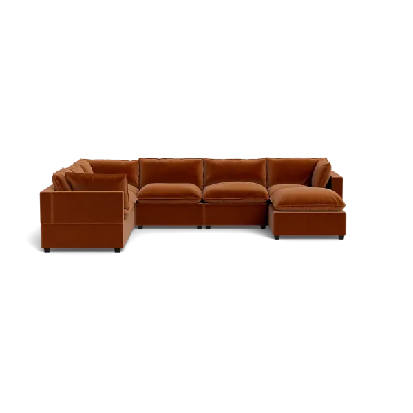 Kova Box Cushion Grand Corner + Ottoman