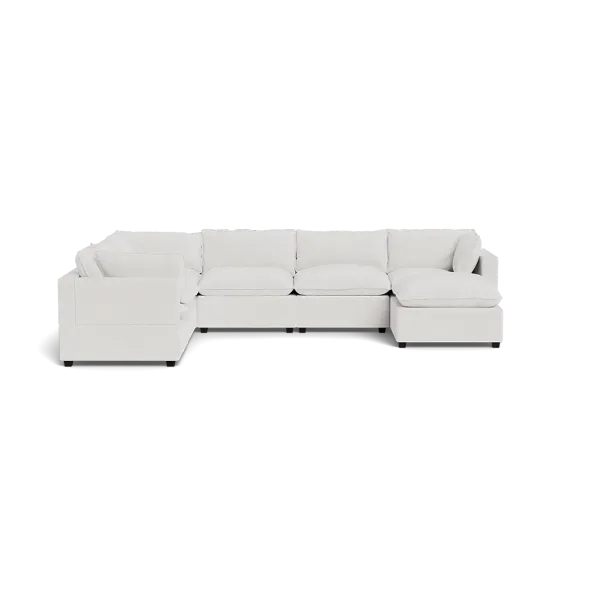 Kova Box Cushion Grand Corner + Ottoman