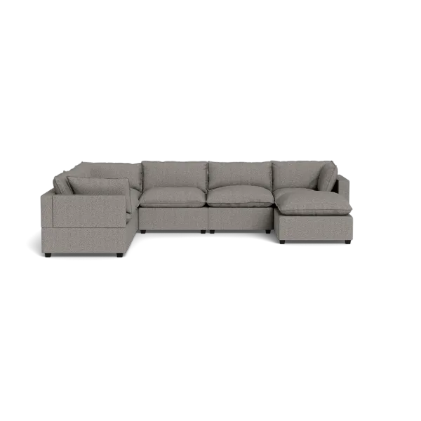 Kova Box Cushion Grand Corner + Ottoman