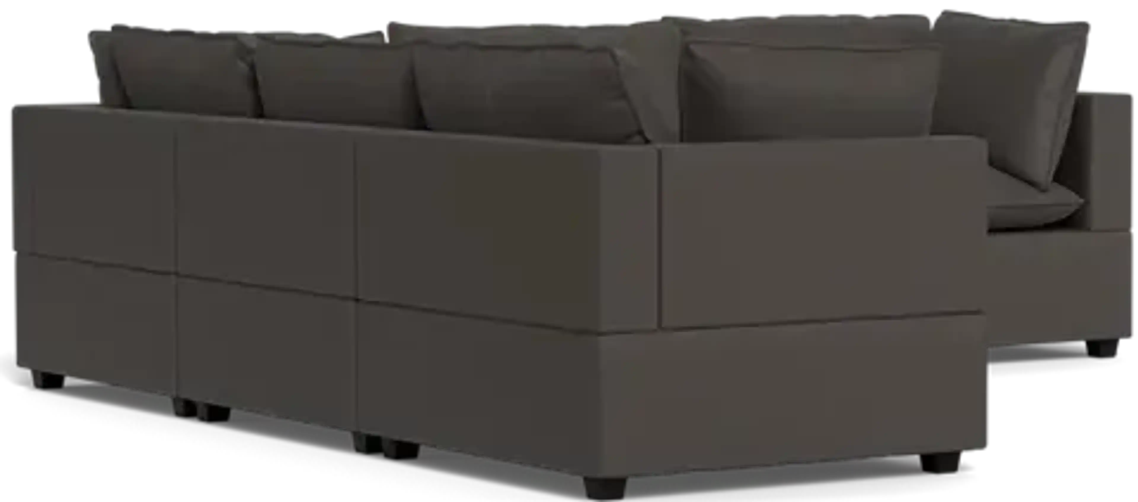 Kova Box Cushion Corner Sectional Albany Park | Furniture.com