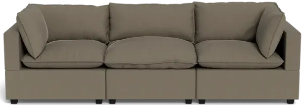 Kova Box Cushion Sofa 122"