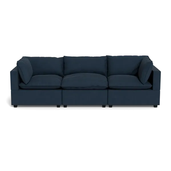 Kova Box Cushion Sofa 122"