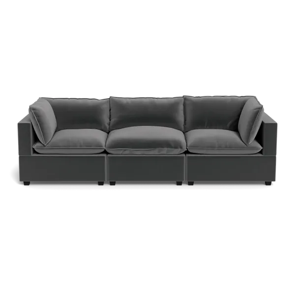 Kova Box Cushion Sofa 122"