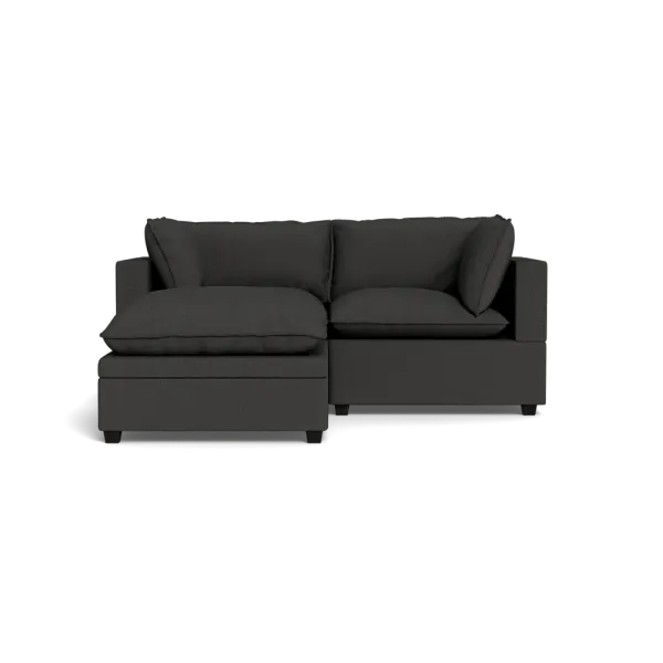 Kova Box Cushion Sofa 86" + Ottoman