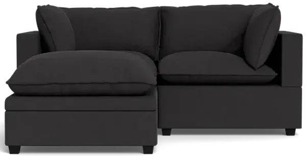 Kova Box Cushion Sofa 86" + Ottoman