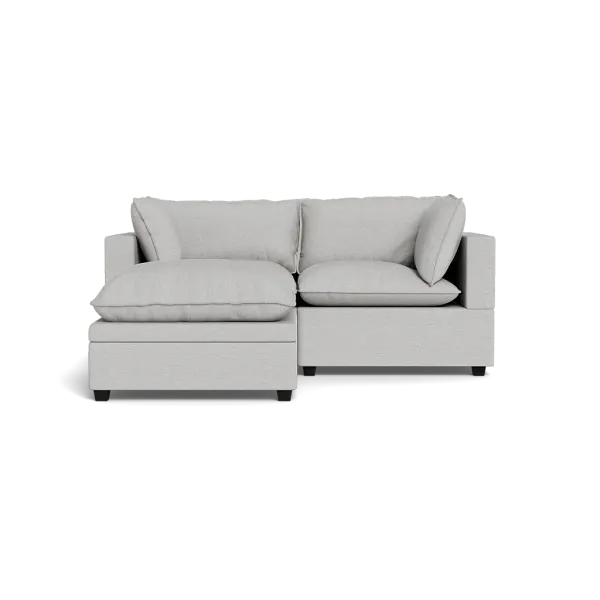 Kova Box Cushion Sofa 86" + Ottoman