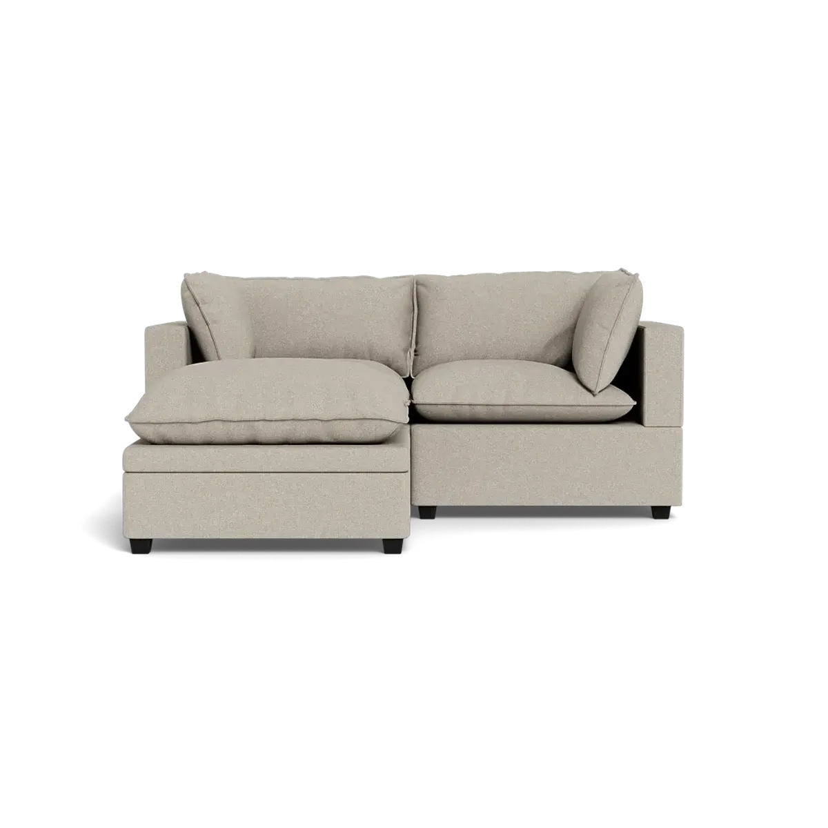 Kova Box Cushion Sofa 86" + Ottoman