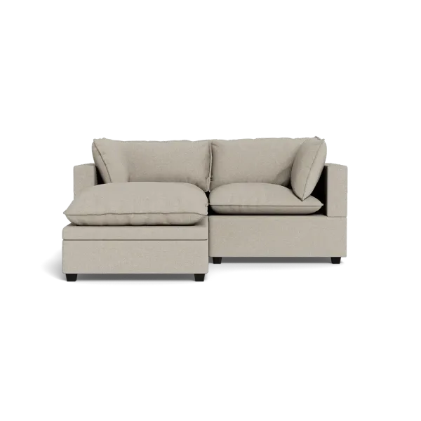 Kova Box Cushion Sofa 86" + Ottoman