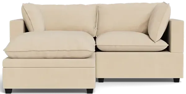 Kova Box Cushion Sofa 86" + Ottoman