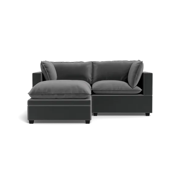 Kova Pillow Cushion Sofa 86" + Ottoman