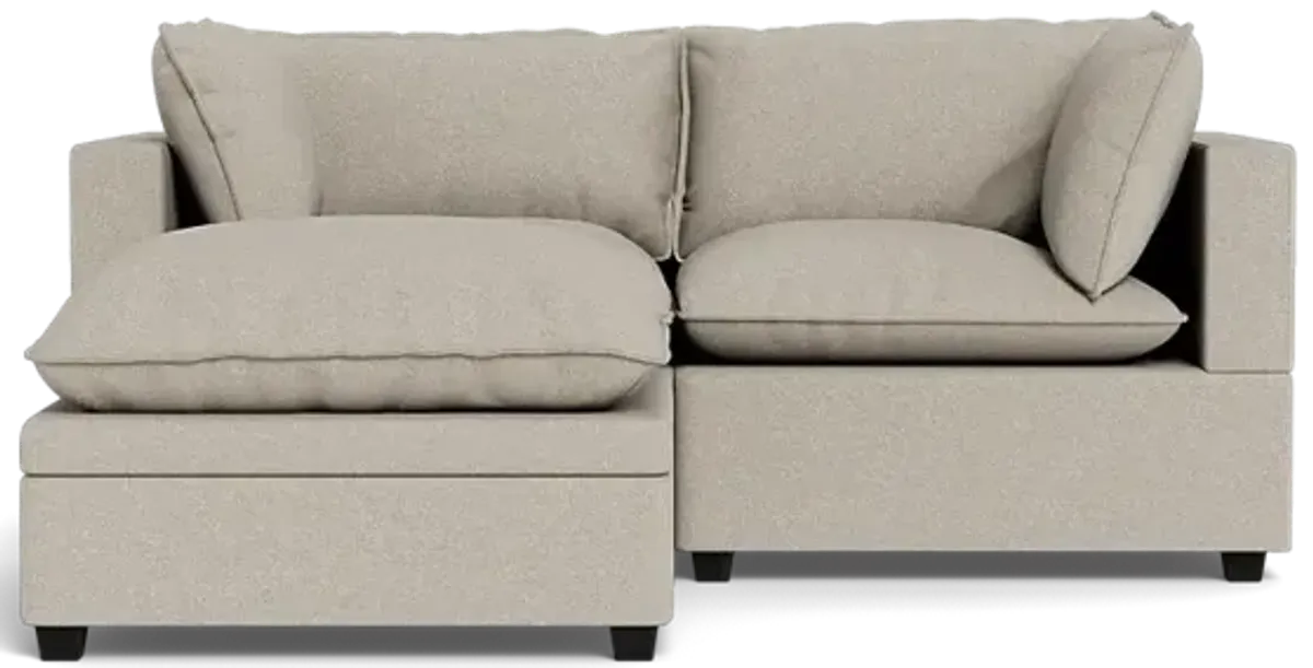 Kova Pillow Cushion Sofa 86" + Ottoman