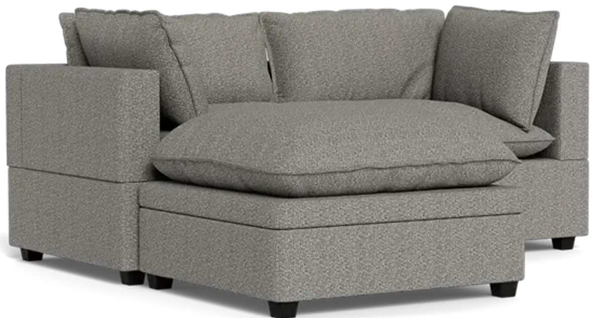 Kova Pillow Cushion Sofa 86" + Ottoman