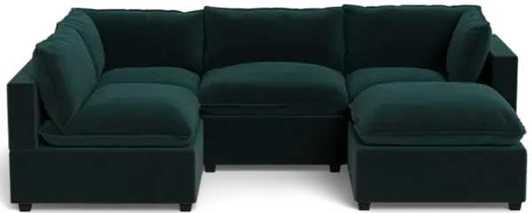 Kova Pillow Cushion L-Shape + Ottoman