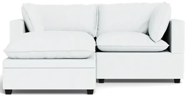 Kova Box Cushion Sofa 86" + Ottoman