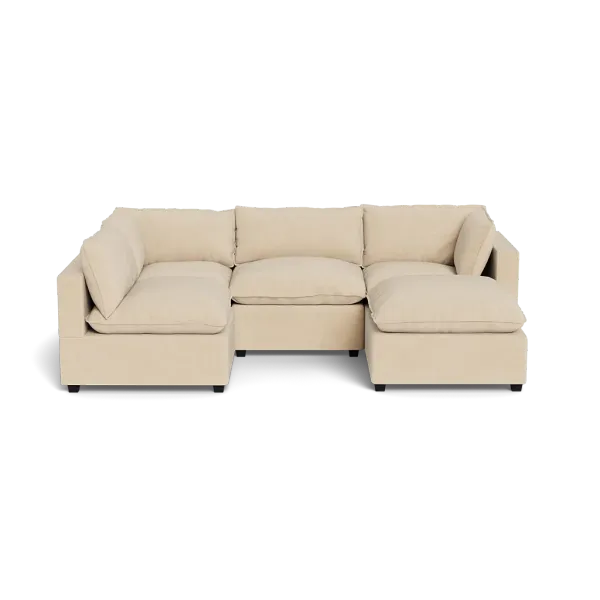 Kova Pillow Cushion L-Shape + Ottoman