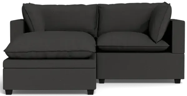 Kova Box Cushion Sofa 86" + Ottoman