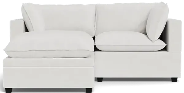Kova Box Cushion Sofa 86" + Ottoman