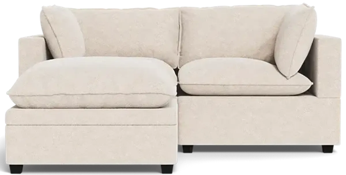 Kova Pillow Cushion Sofa 86" + Ottoman