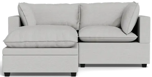 Kova Pillow Cushion Sofa 86" + Ottoman