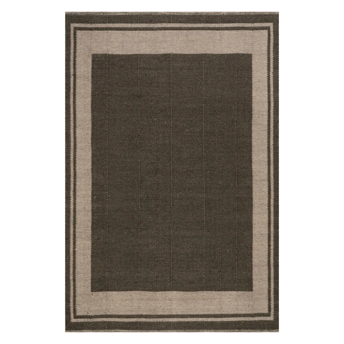 Canon Bordered Wool Cozy Rug