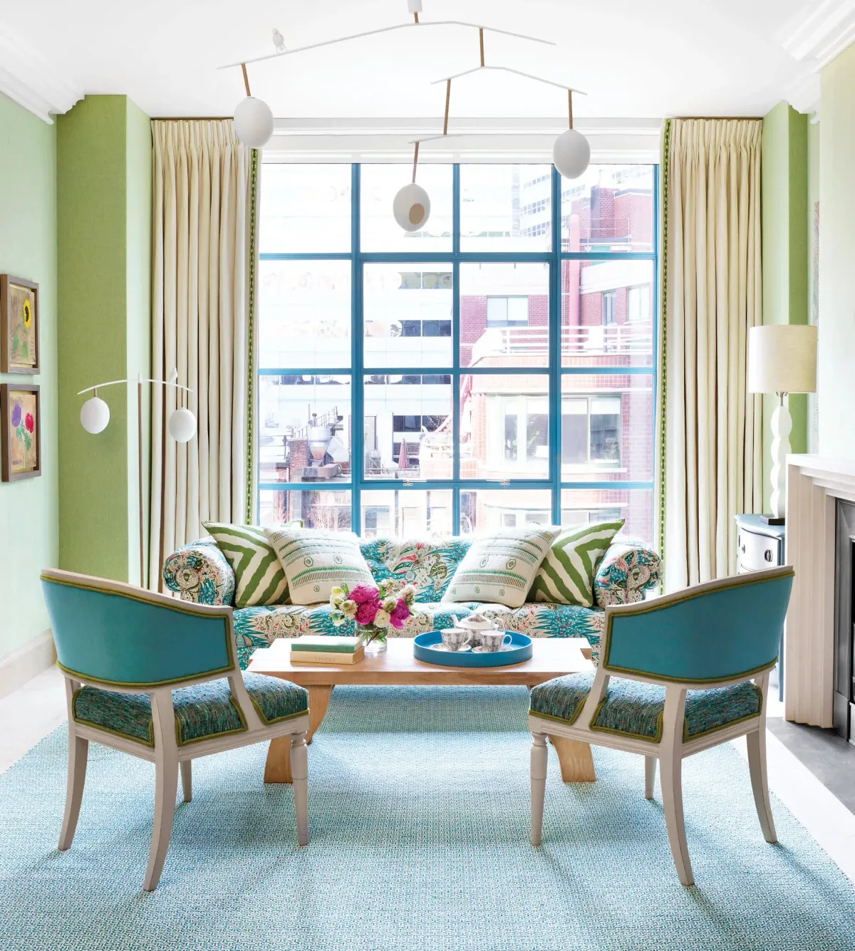 Button Embroidered Decorative Pillow Cover