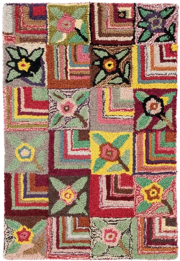 Gypsy Rose Hand Hooked Wool Rug