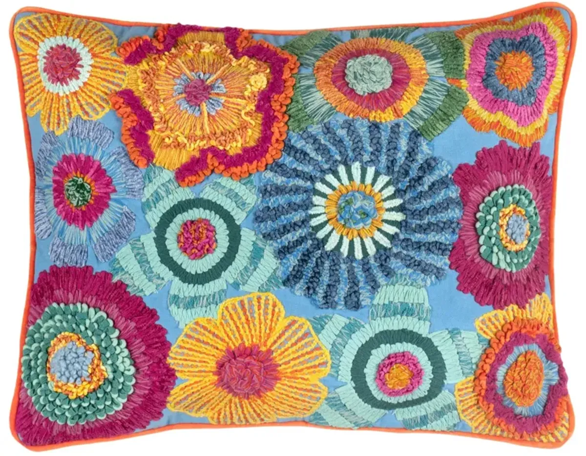 Bramble Embroidered Decorative Pillow Cover