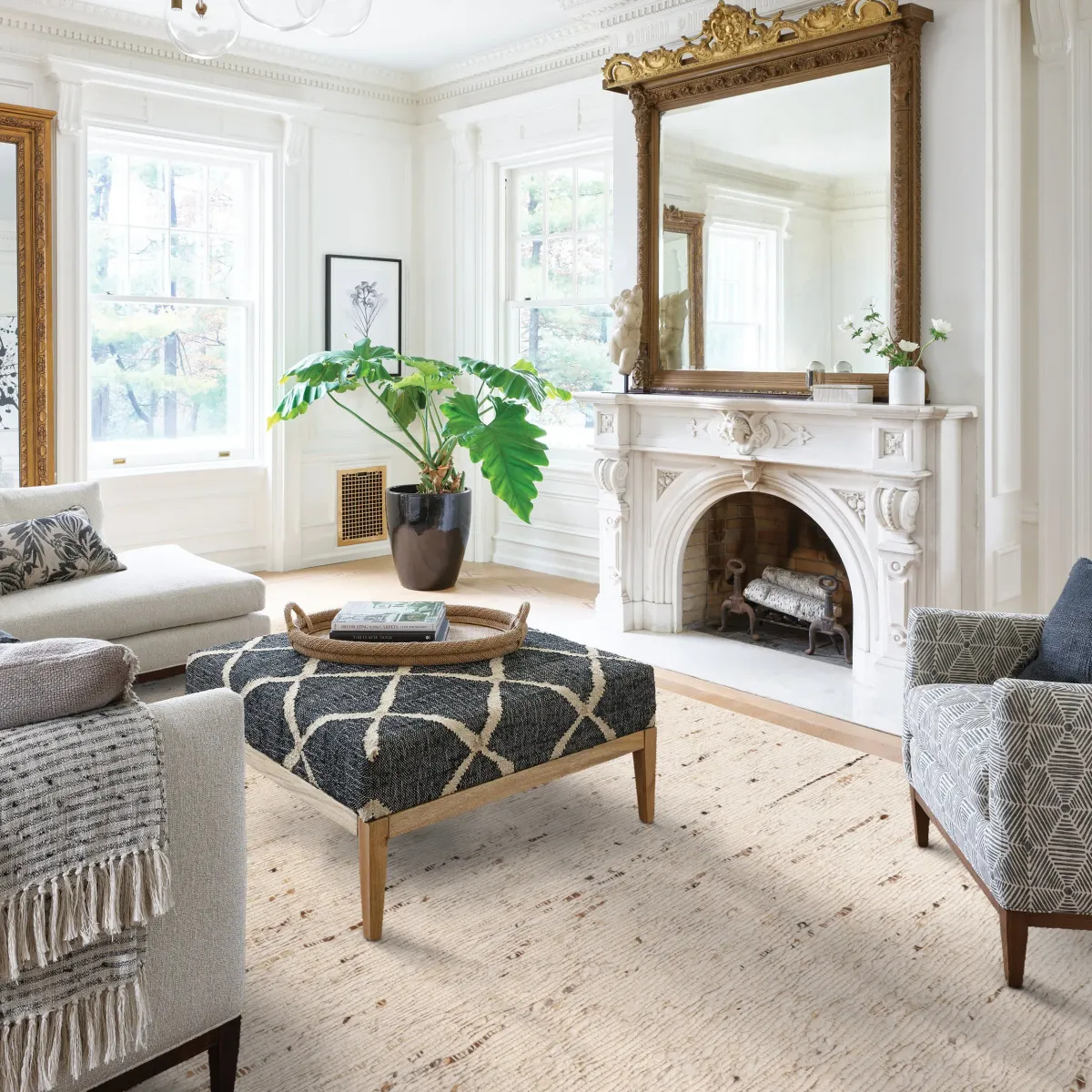 Axis Tasseled Wool Rug