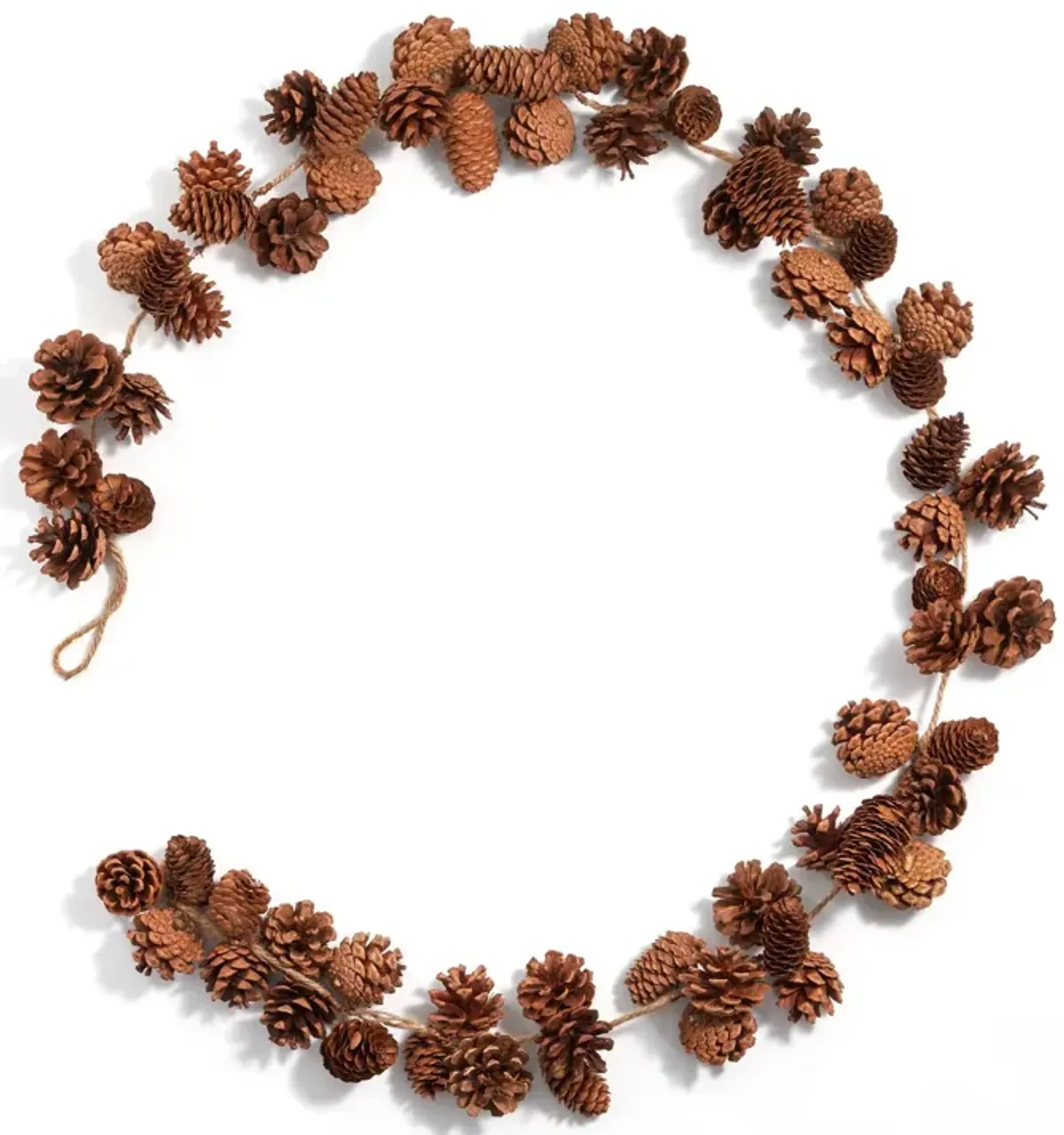 5' Natural Pine Cone Garland