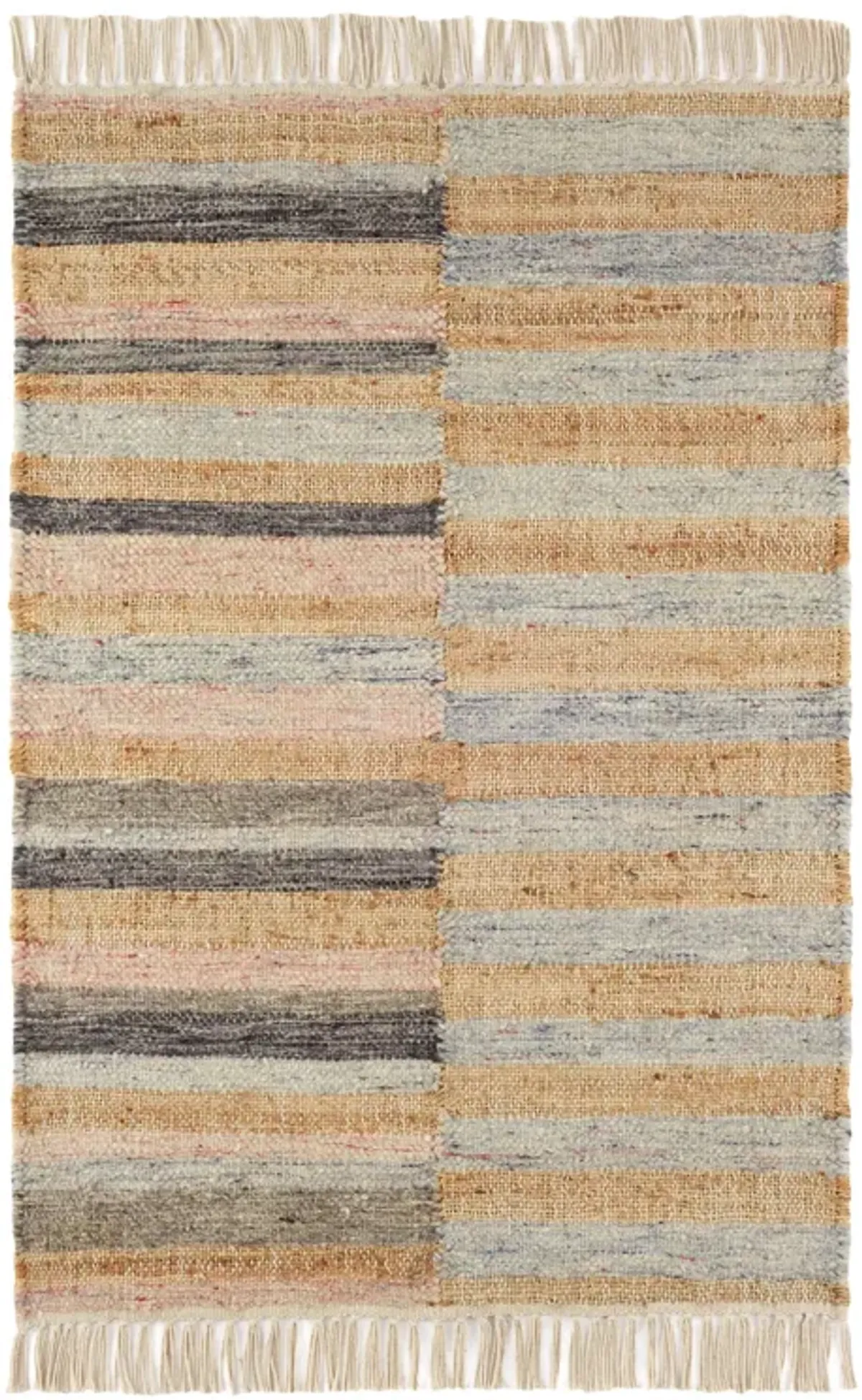Ravel Stripe Handwoven Wool Rug